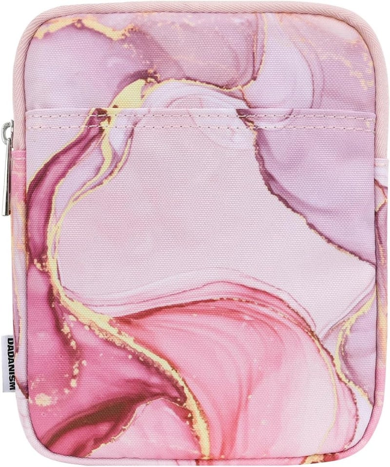Dadanism 6-7 Inch Universal Padded Sleeve for 7" Colorsoft Signature Edition eReader 2024 and 6" eReader Book, Protective Sleeve Pouch Bag Carrying Case for Kobo E-Reader, Cloudy Pink - Image 1
